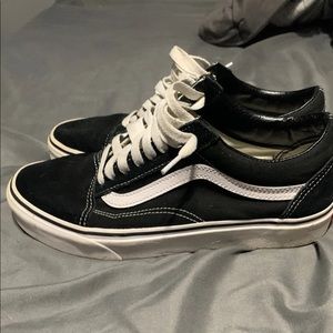 Black and white vans old skool!!!